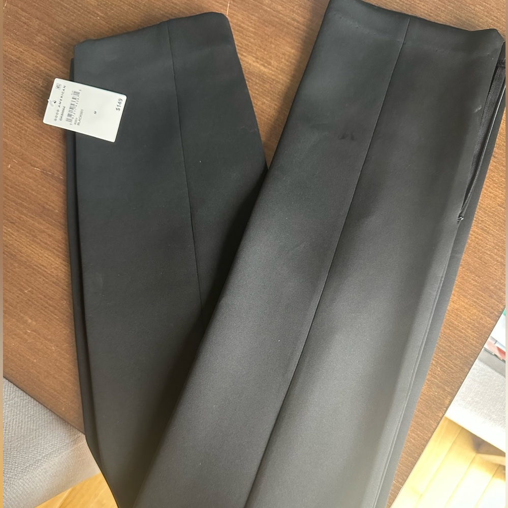 Good American Sleek Black Work Pants